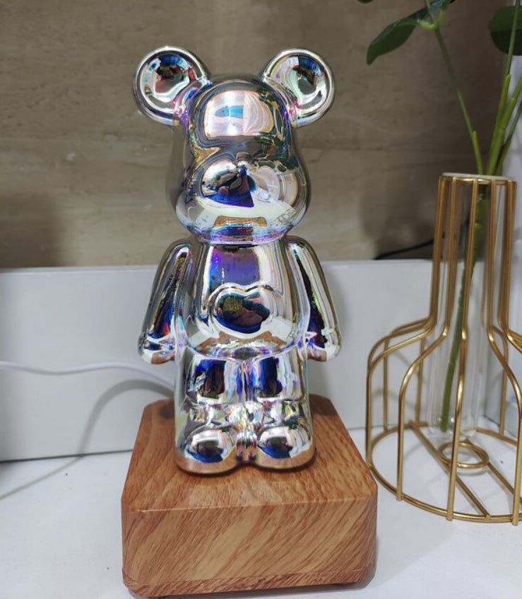 3D bear LED night light