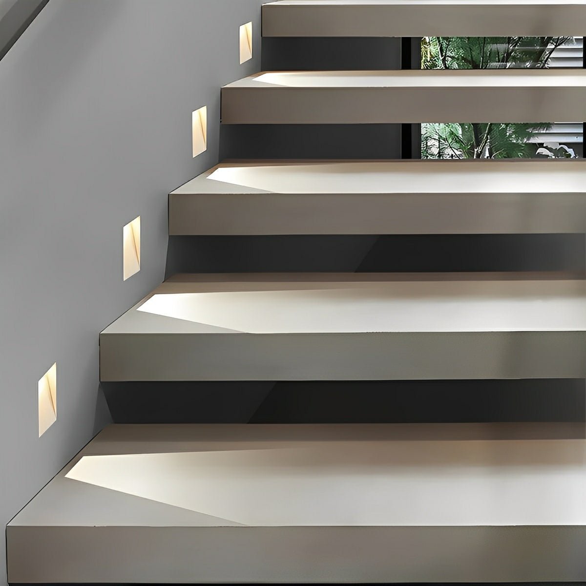 Applique LED encastrée dans le mur
