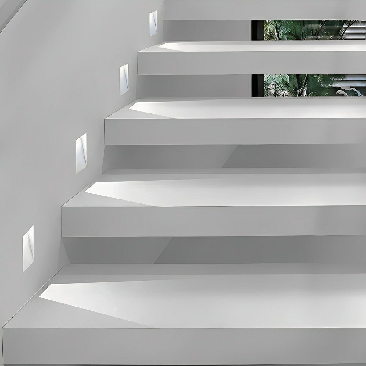Applique LED encastrée dans le mur