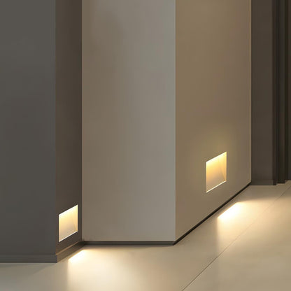 Applique LED encastrée dans le mur