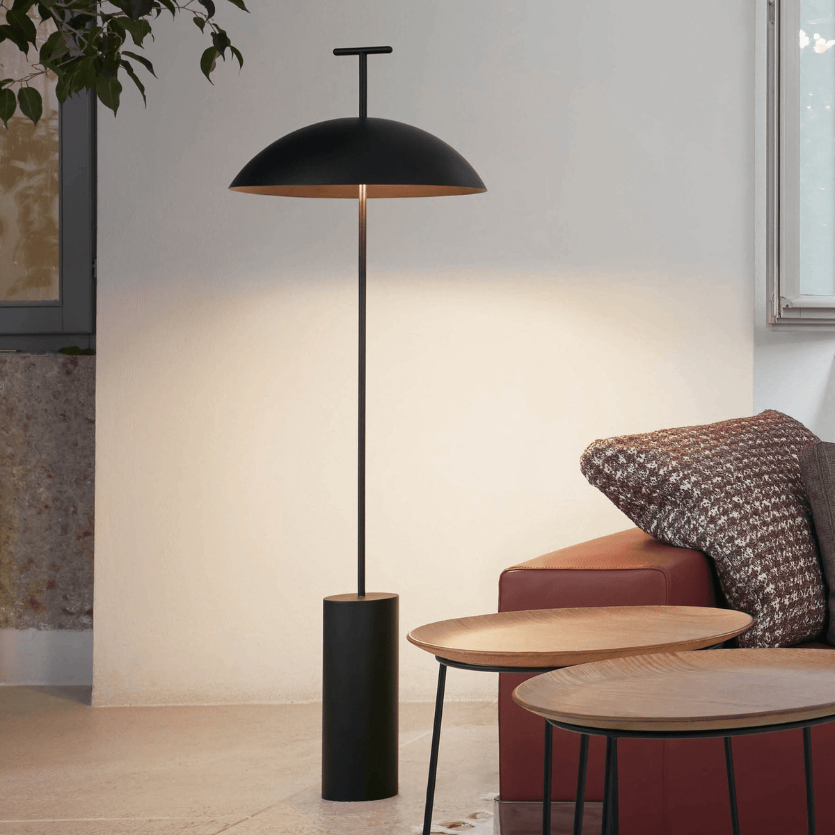 LED stojací lampa typu wig
