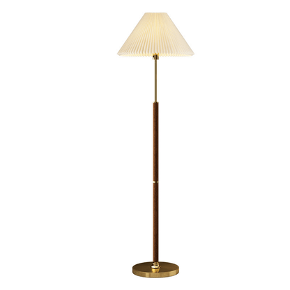 Lampa podłogowa z papierowym kloszem