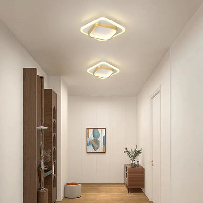 Square LED ceiling light