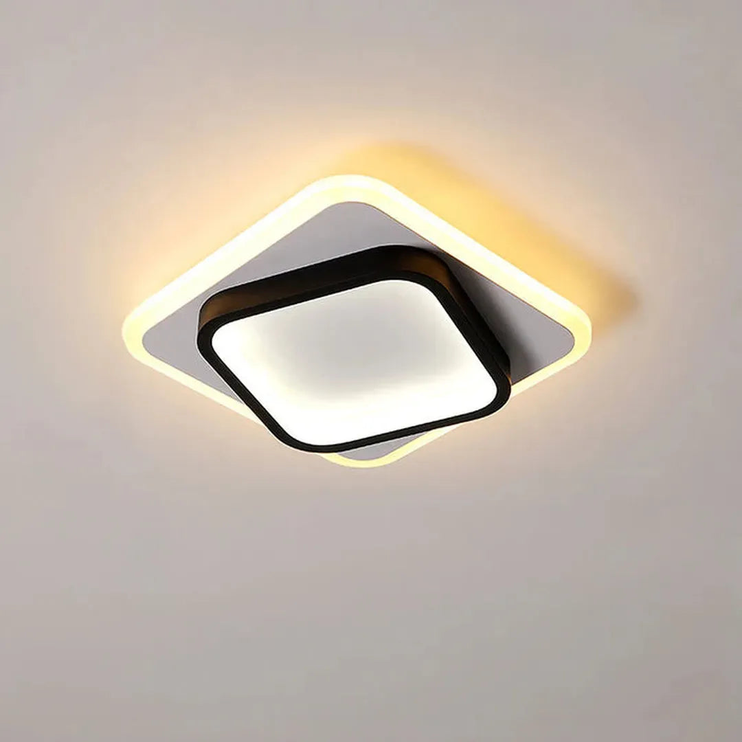 Square LED ceiling light