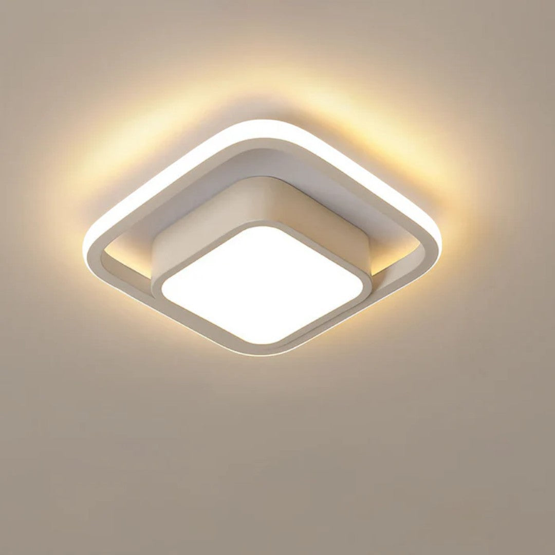 Stropní LED lampa s dvojitým prstencem