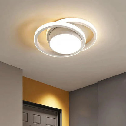 Stropní LED lampa s dvojitým prstencem