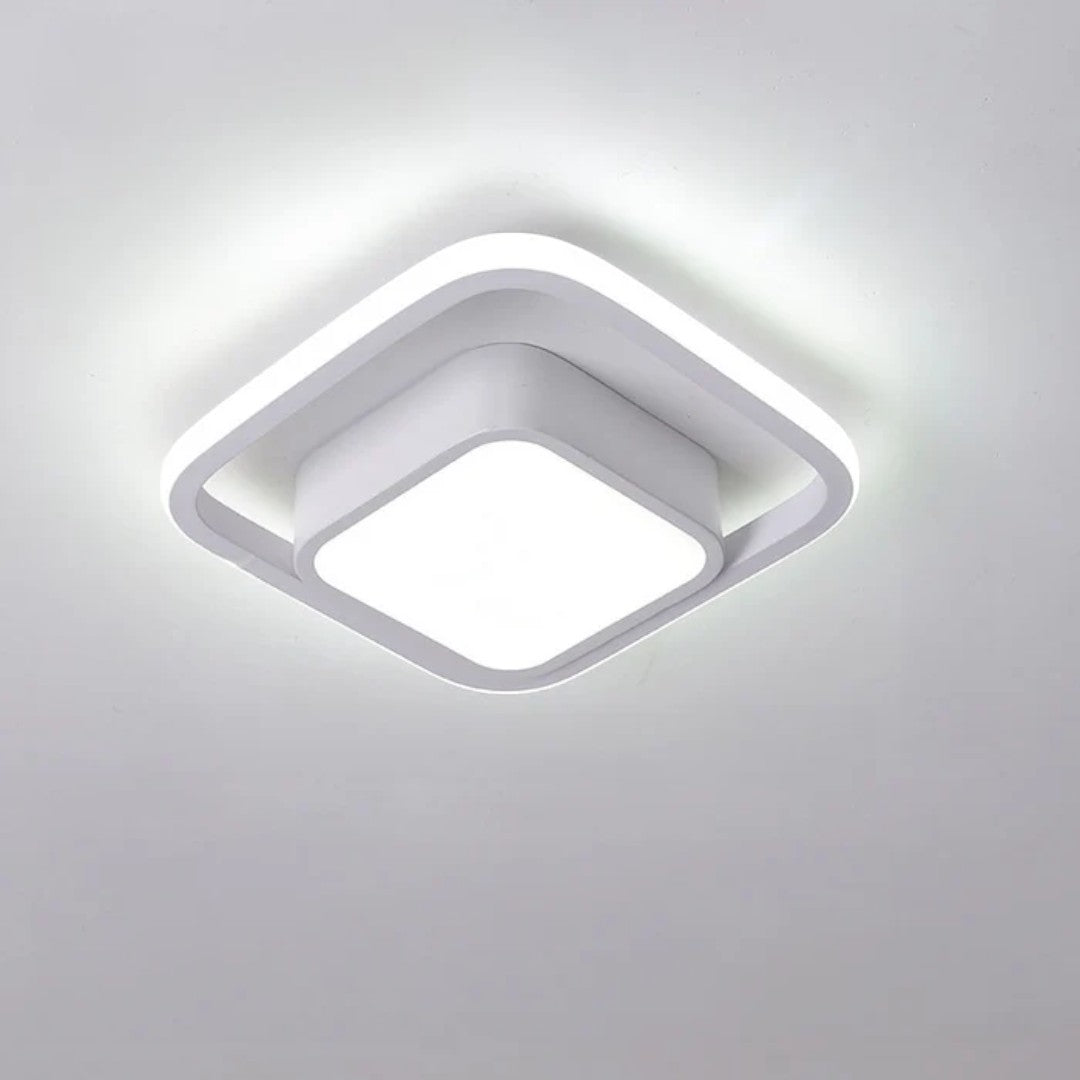 Stropní LED lampa s dvojitým prstencem