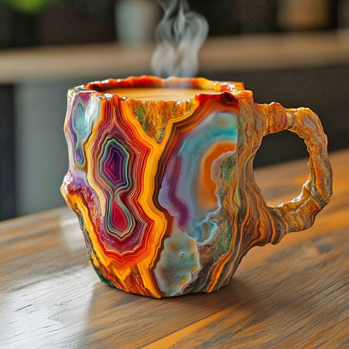 Tasse avec motif d’agate