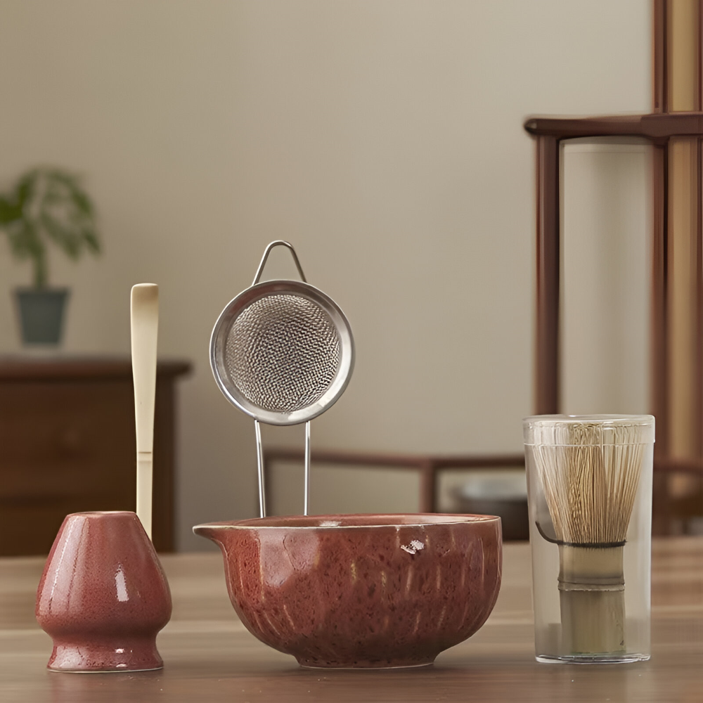 Ceramic matcha set