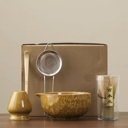 Ceramic matcha set