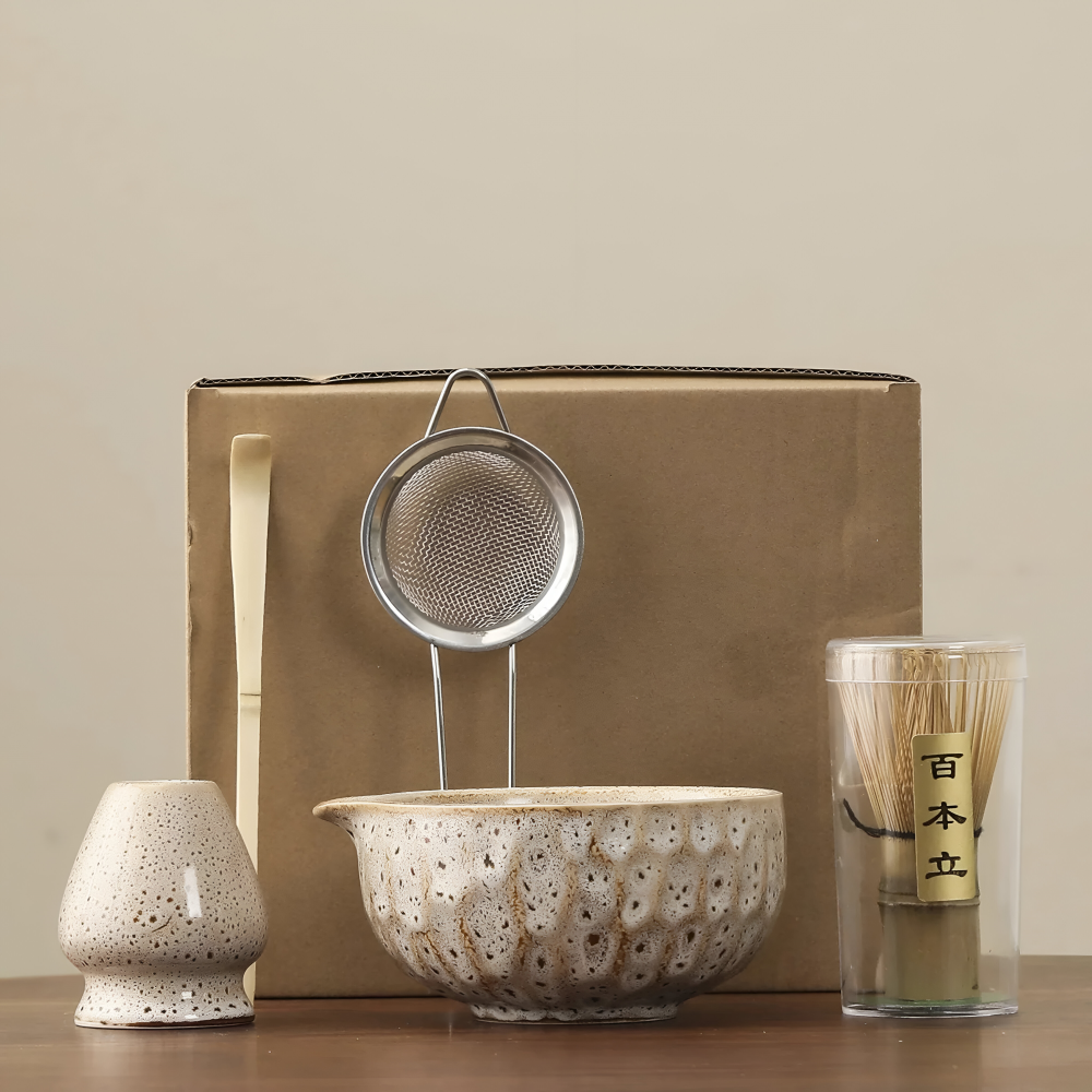 Ceramic matcha set