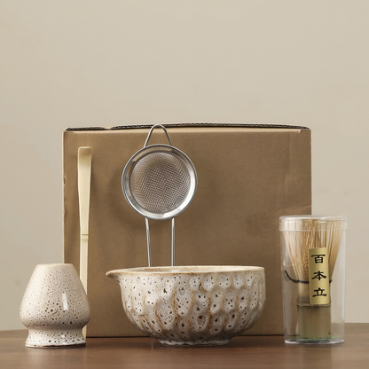 Ceramic matcha set