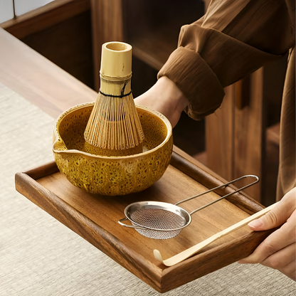 Ceramic matcha set
