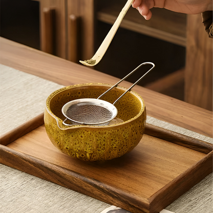 Ceramic matcha set