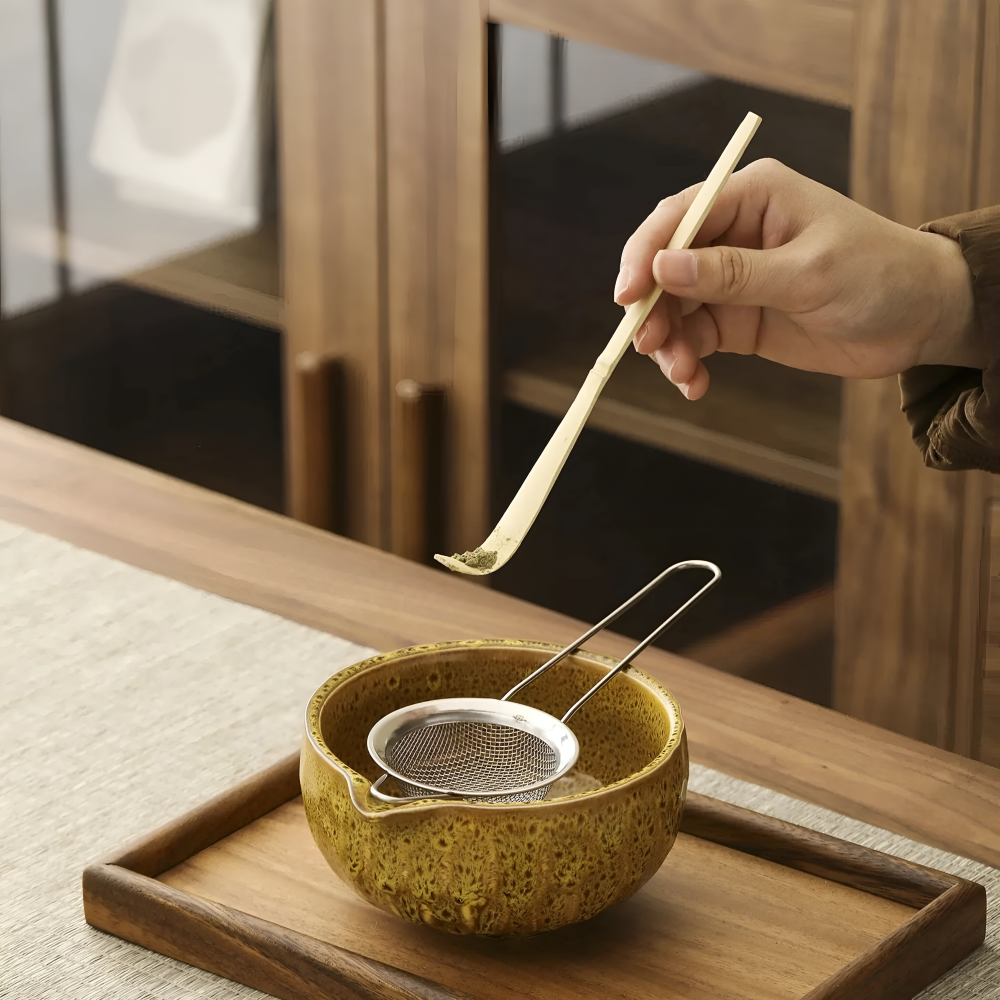 Ceramic matcha set