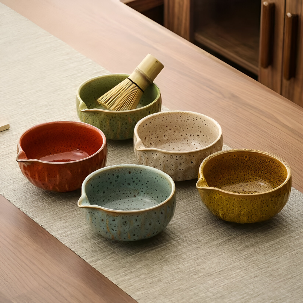 Ceramic matcha set