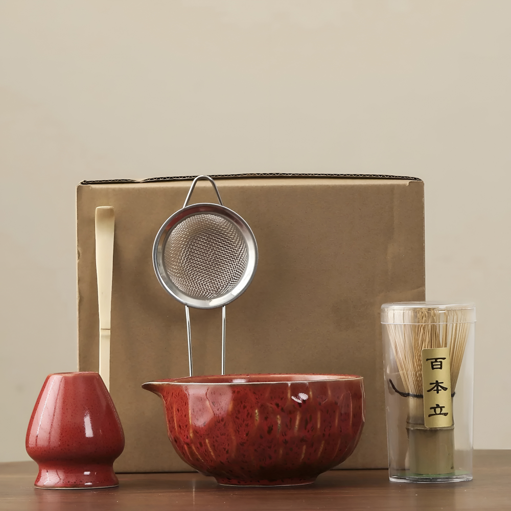 Ceramic matcha set