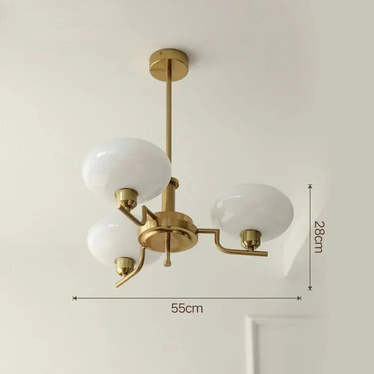 Lustre métallique plafonnier
