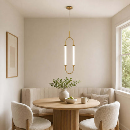 Owalna lampa sufitowa LED
