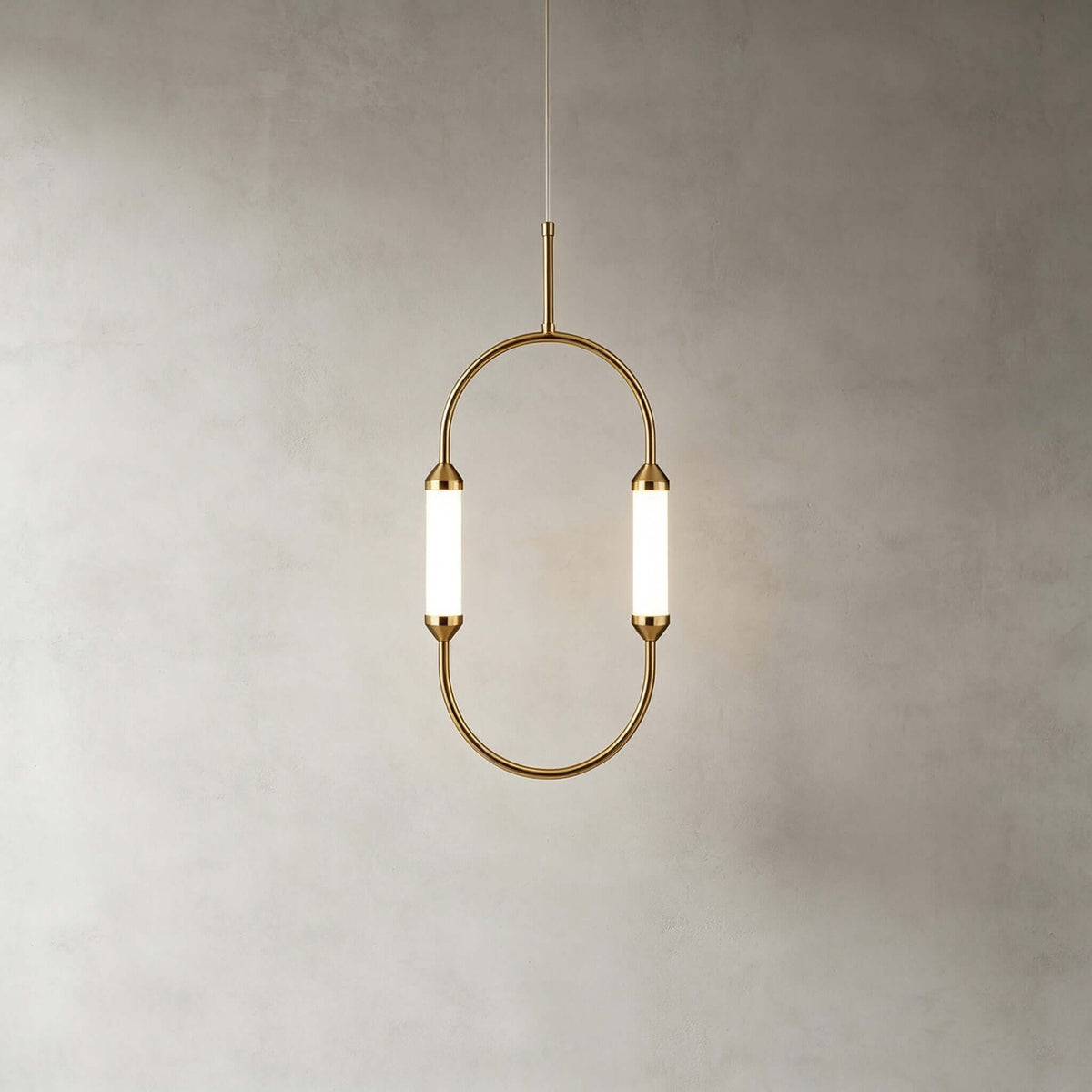 Owalna lampa sufitowa LED