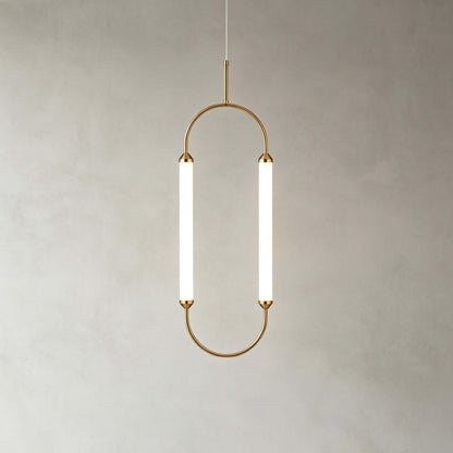 Owalna lampa sufitowa LED