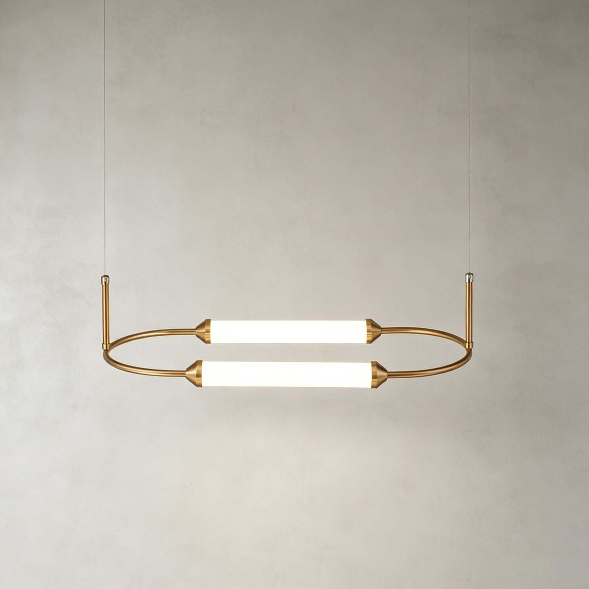 Owalna lampa sufitowa LED