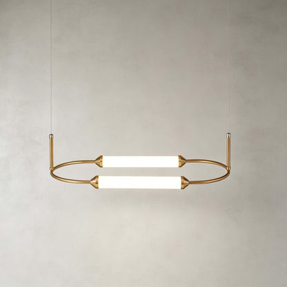 Owalna lampa sufitowa LED