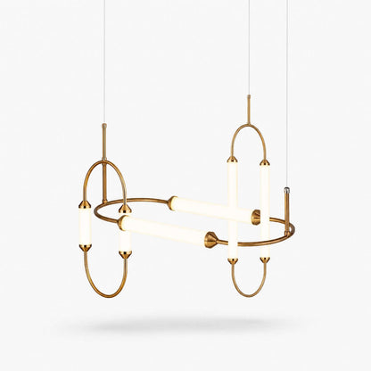 Owalna lampa sufitowa LED
