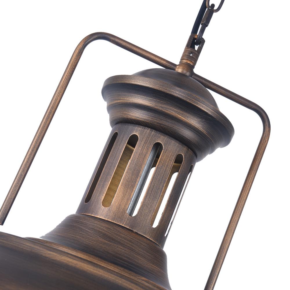 Industrial dome pendant lamp