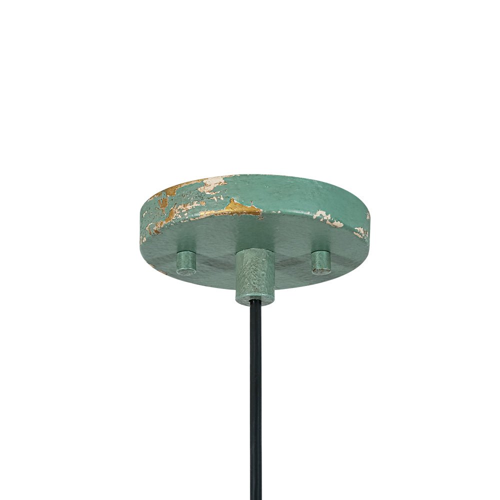 Metal dome pendant lamp