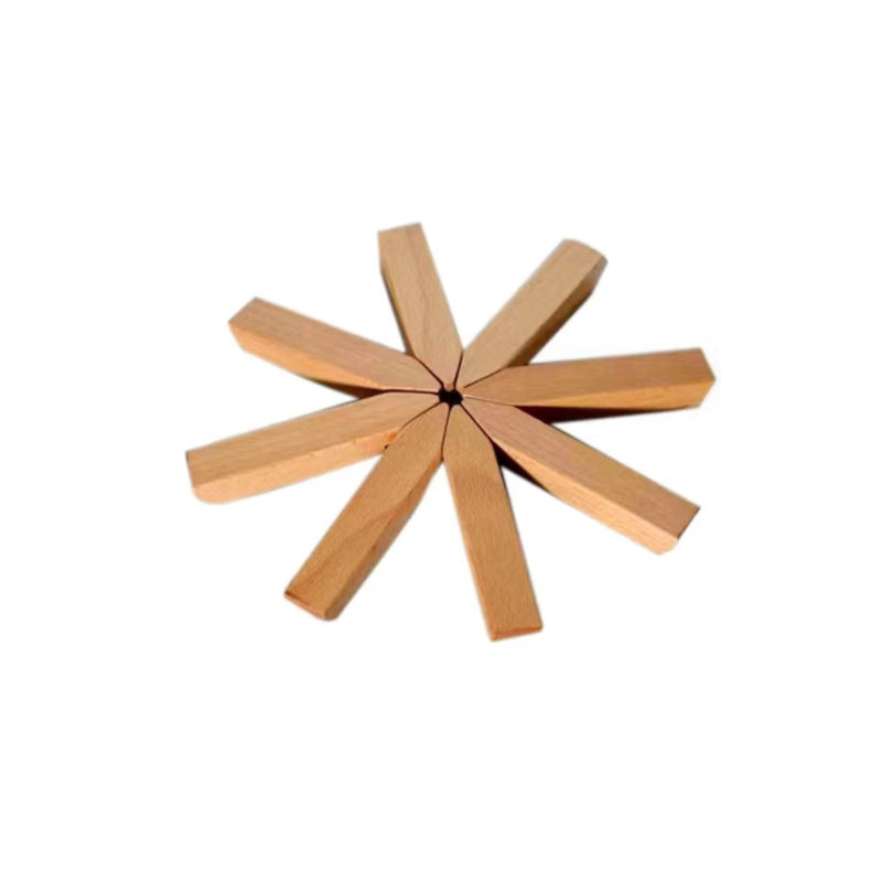 Dessous-de-plat pliable en bois