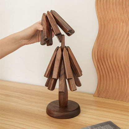 Dessous-de-plat pliable en bois