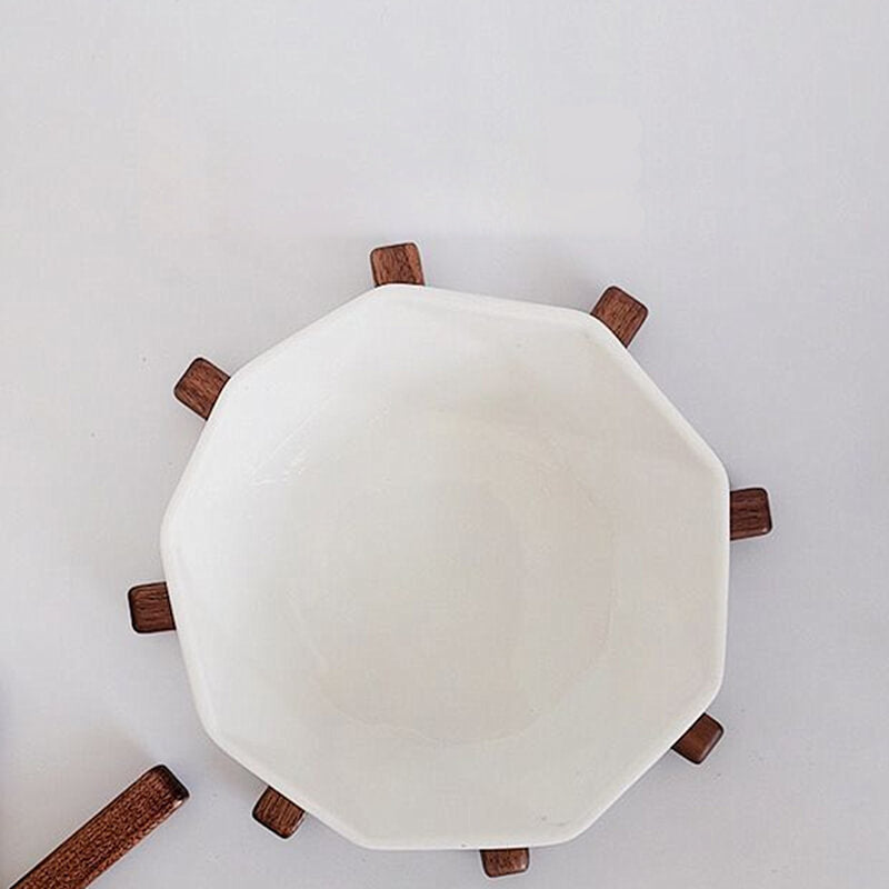 Dessous-de-plat pliable en bois