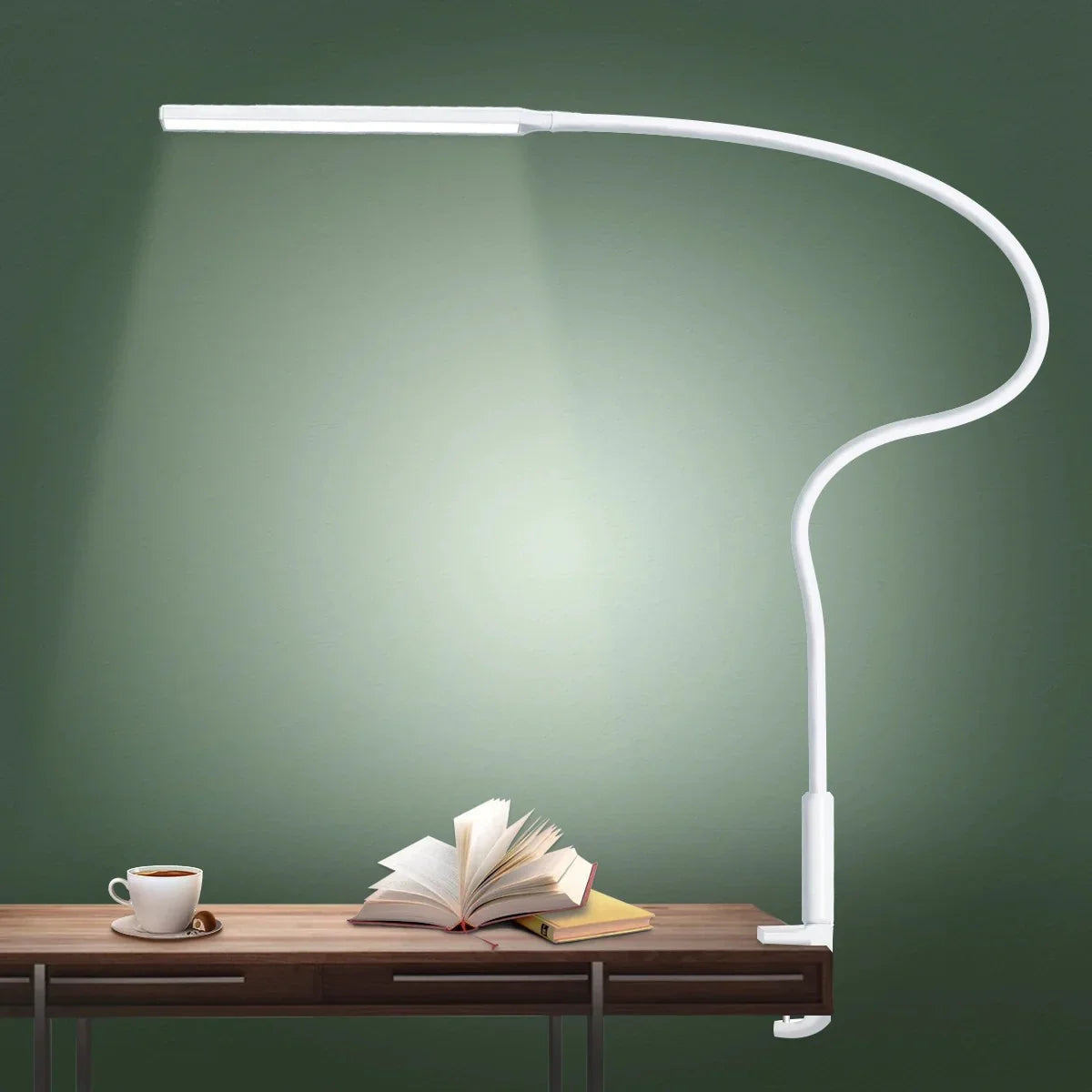 Lampe de bureau LED avec pince