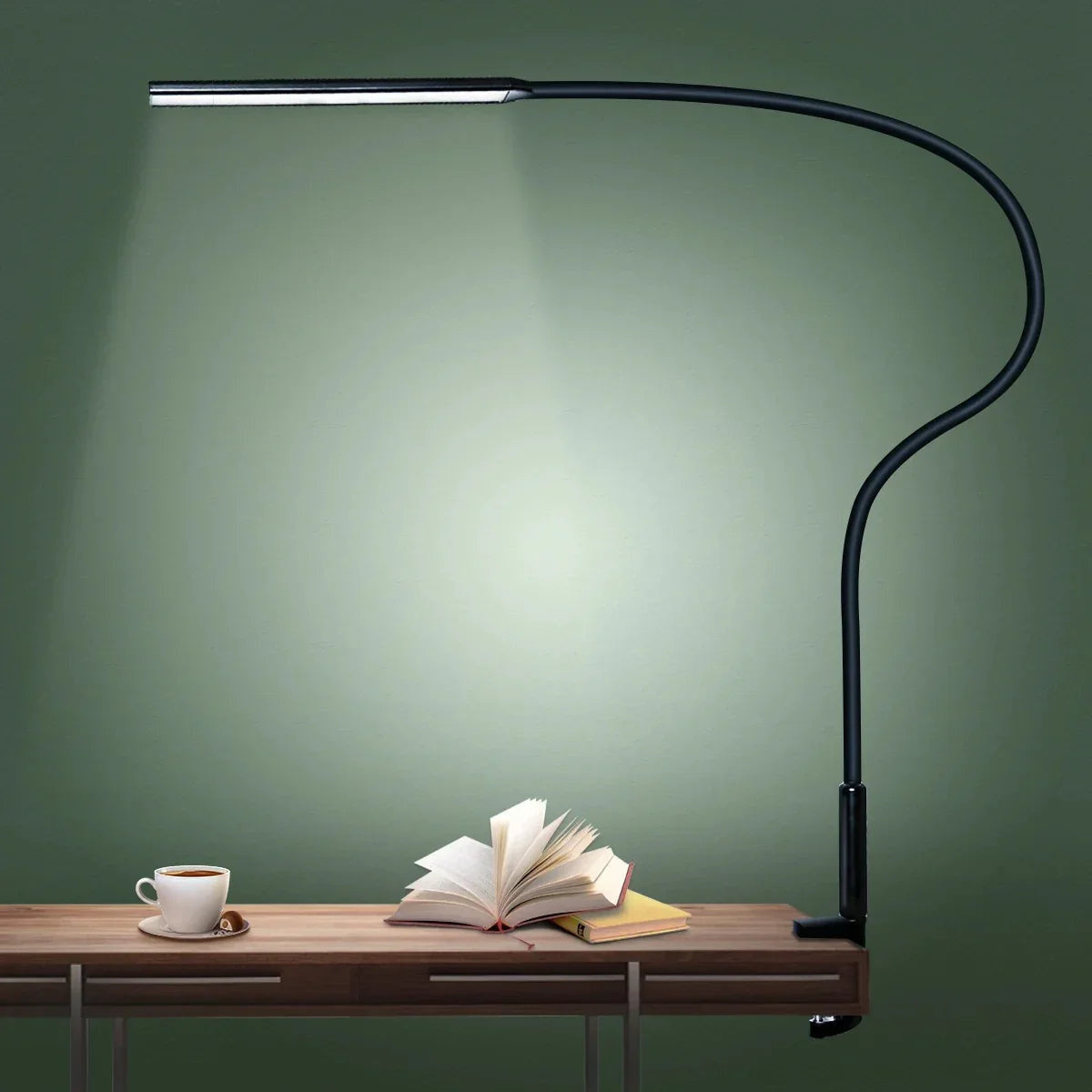 Lampe de bureau LED avec pince