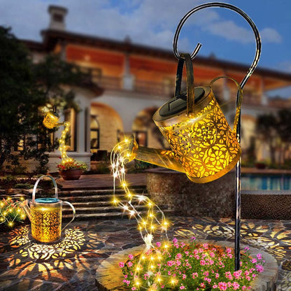 Solární zahradní lampa ve tvaru hvězd