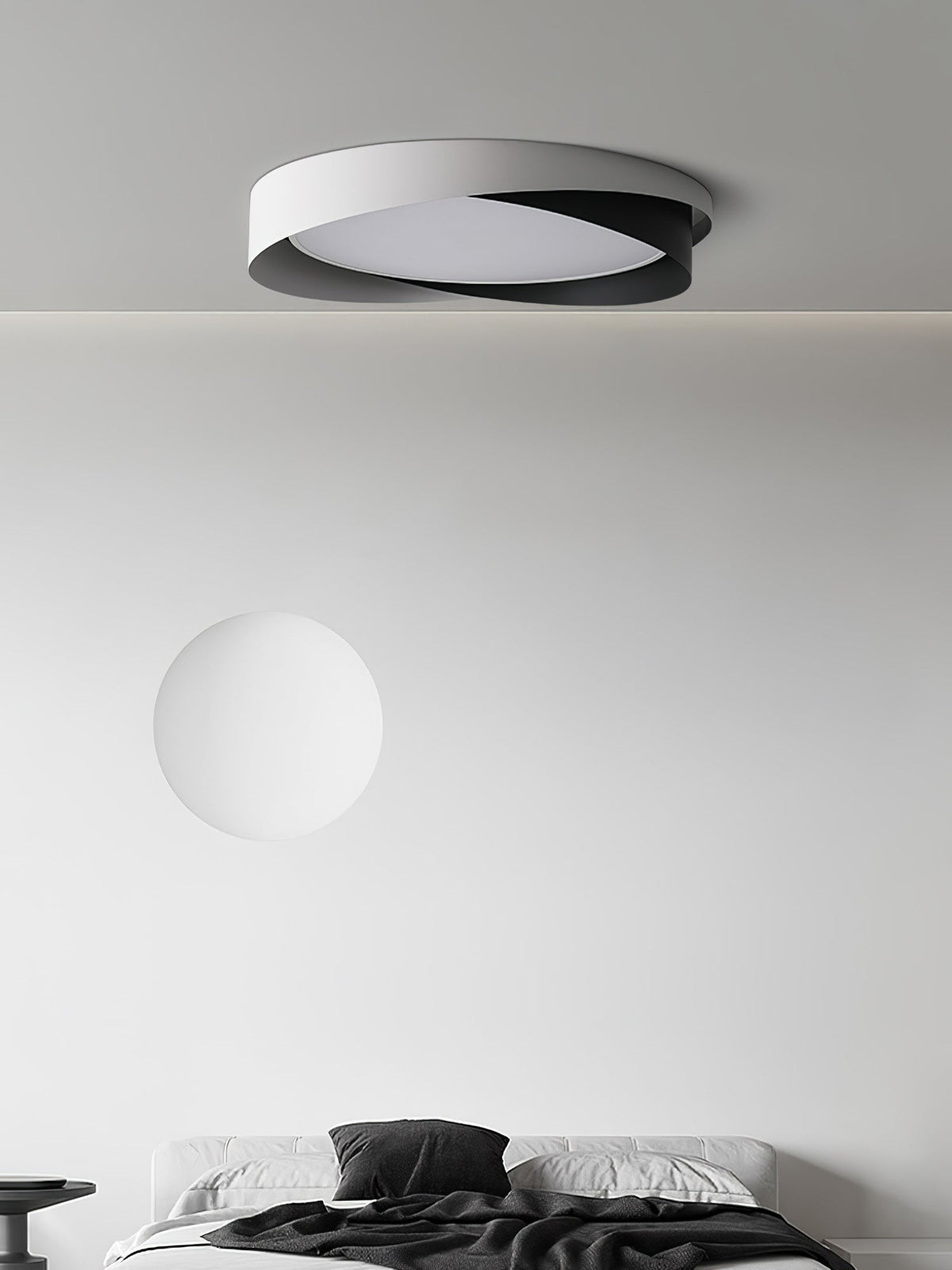 Kulaté LED stropní svítidlo Halo