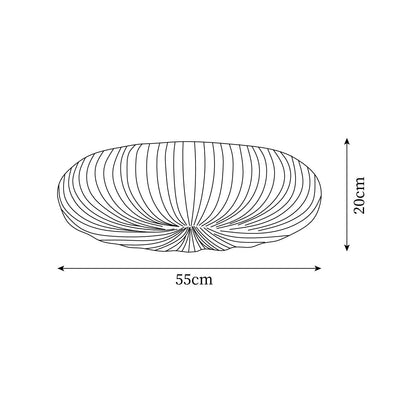 LED ceiling light with remote control