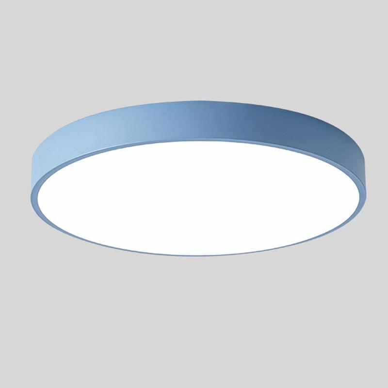 Plafon LED z elementem drewnianym