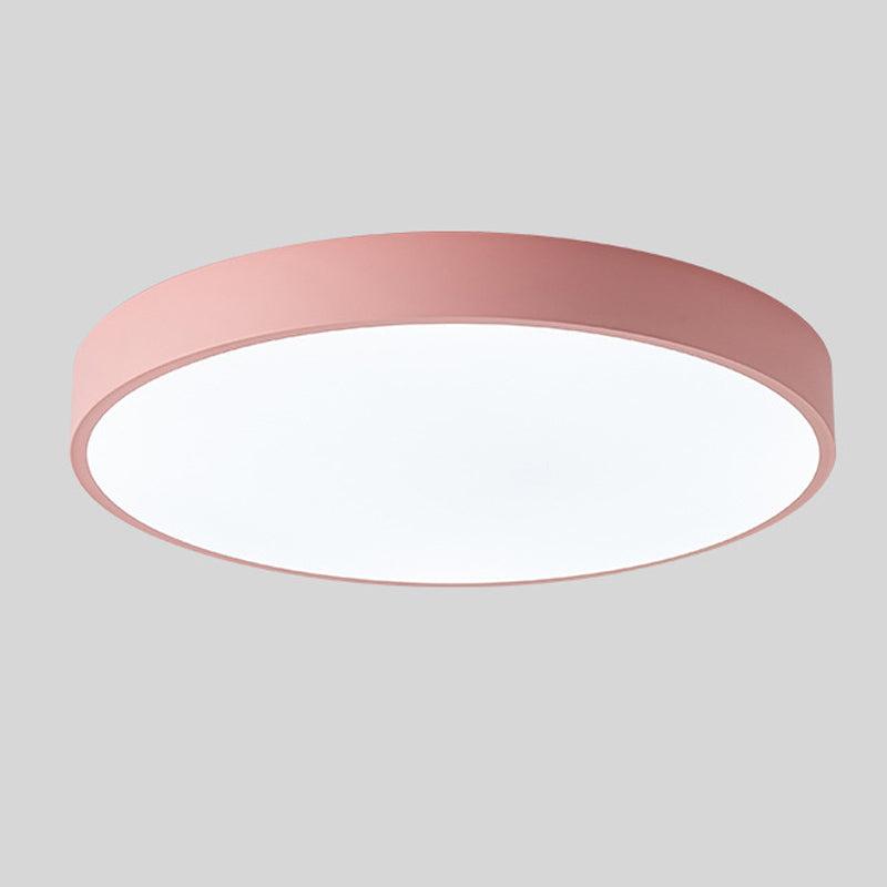Plafon LED z elementem drewnianym