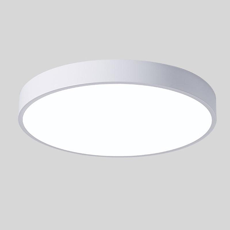 Plafon LED z elementem drewnianym