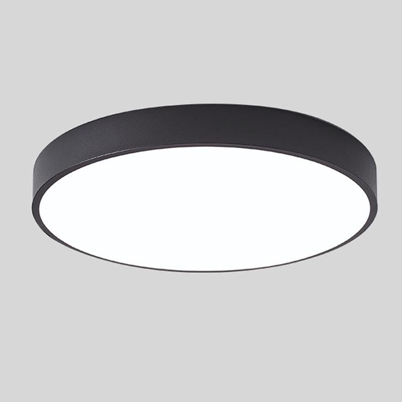 Plafon LED z elementem drewnianym