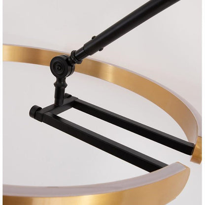 Scandinavian lamp with adjustable height