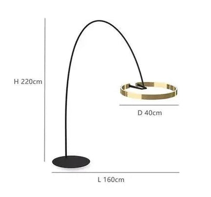 Scandinavian lamp with adjustable height
