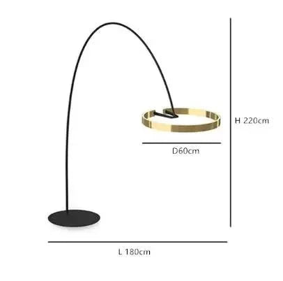 Scandinavian lamp with adjustable height