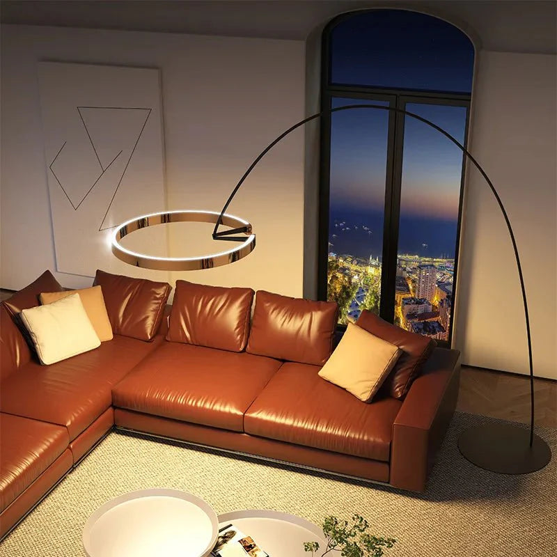 Scandinavian lamp with adjustable height