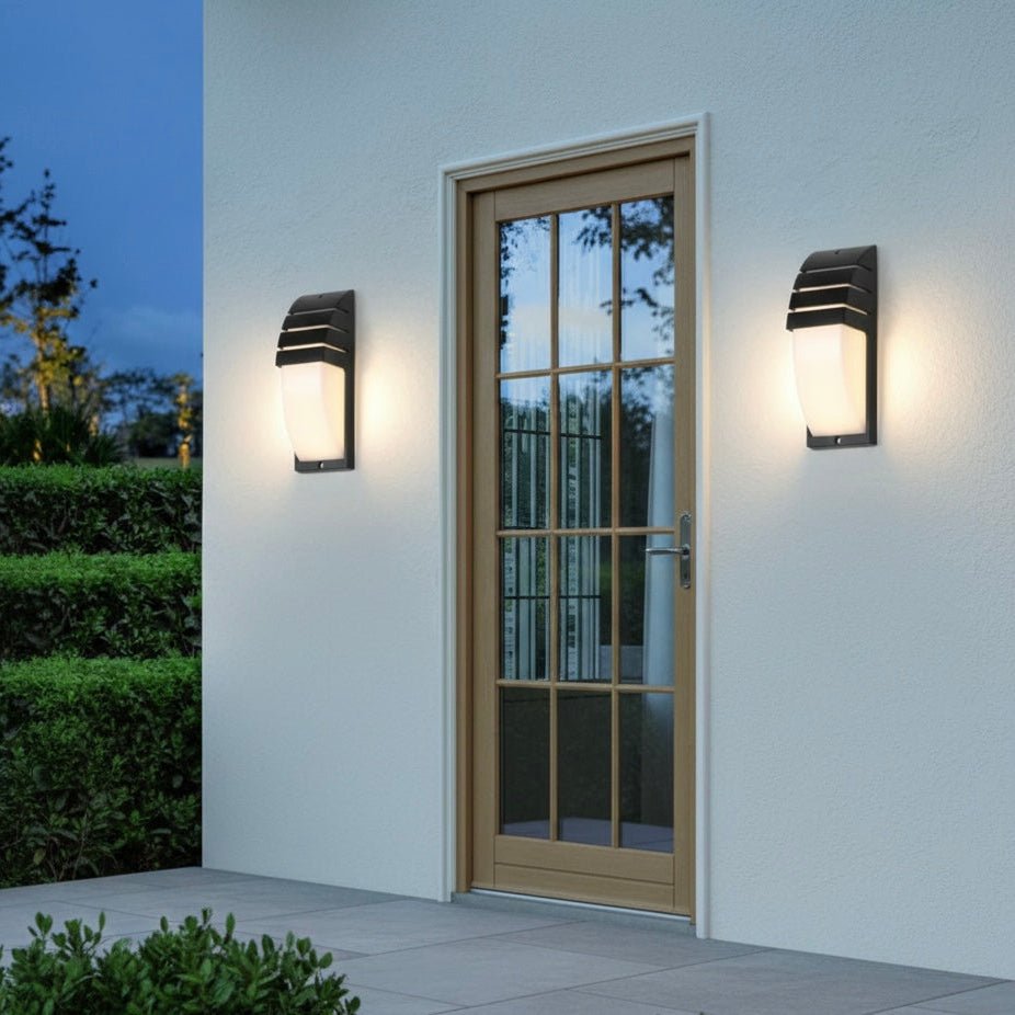 Applique murale LED noir mat