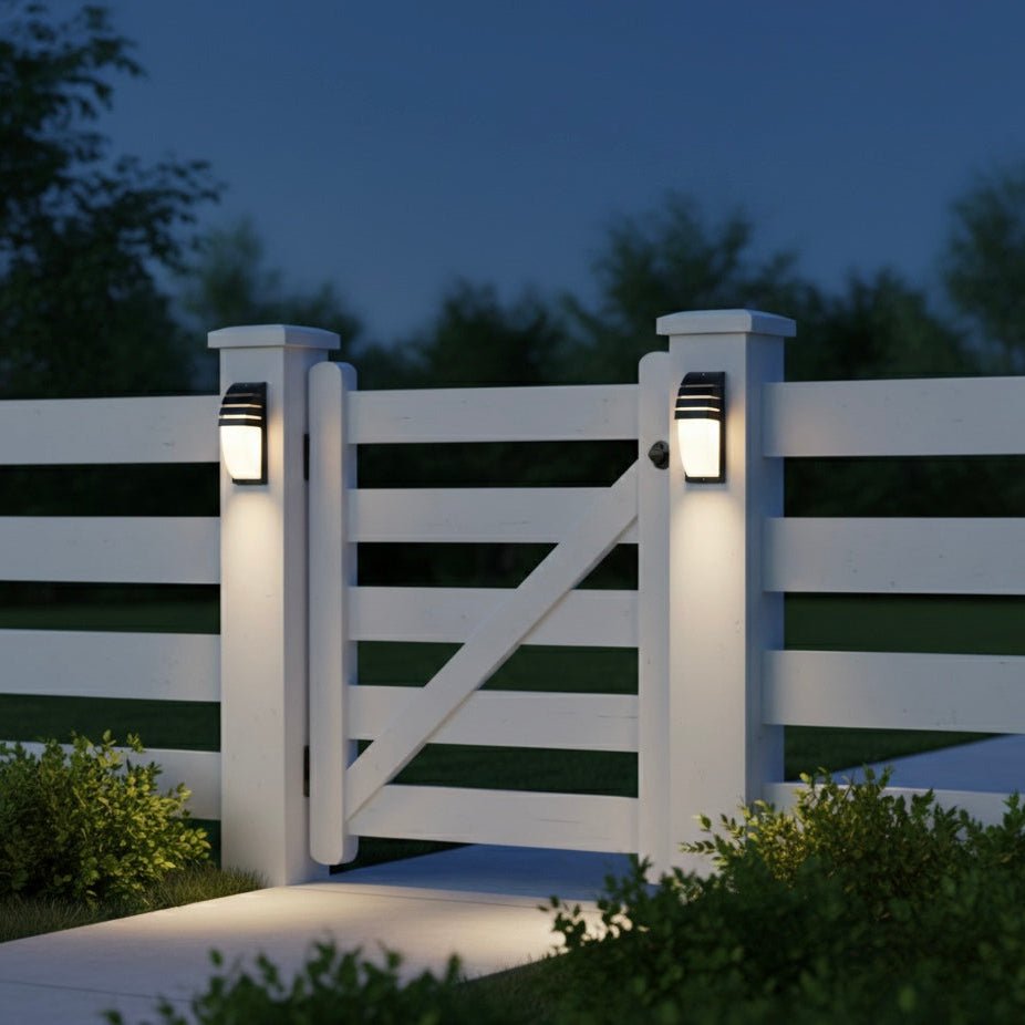 Applique murale LED noir mat