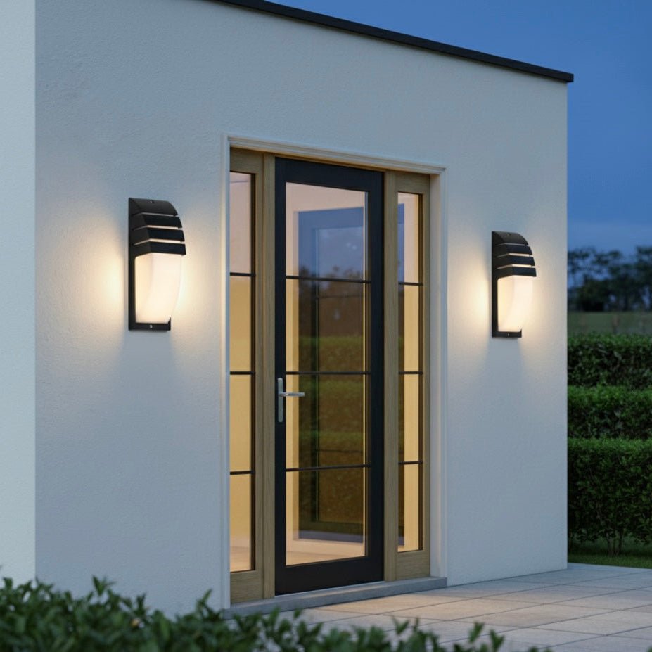 Applique murale LED noir mat