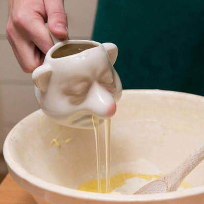 Ceramic egg separator